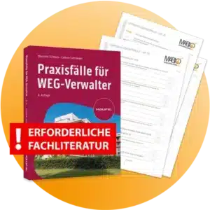 Dekoratives Bild: Kursmaterial Praxisfälle für WEG-Verwalter Kurs