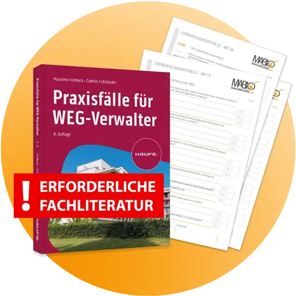 Dekoratives Bild: Kursmaterial Praxisfälle für WEG-Verwalter Kurs